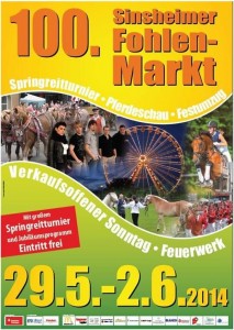 Fohlenmarkt Plakat 2014