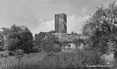 Burg Steinsberg 1935